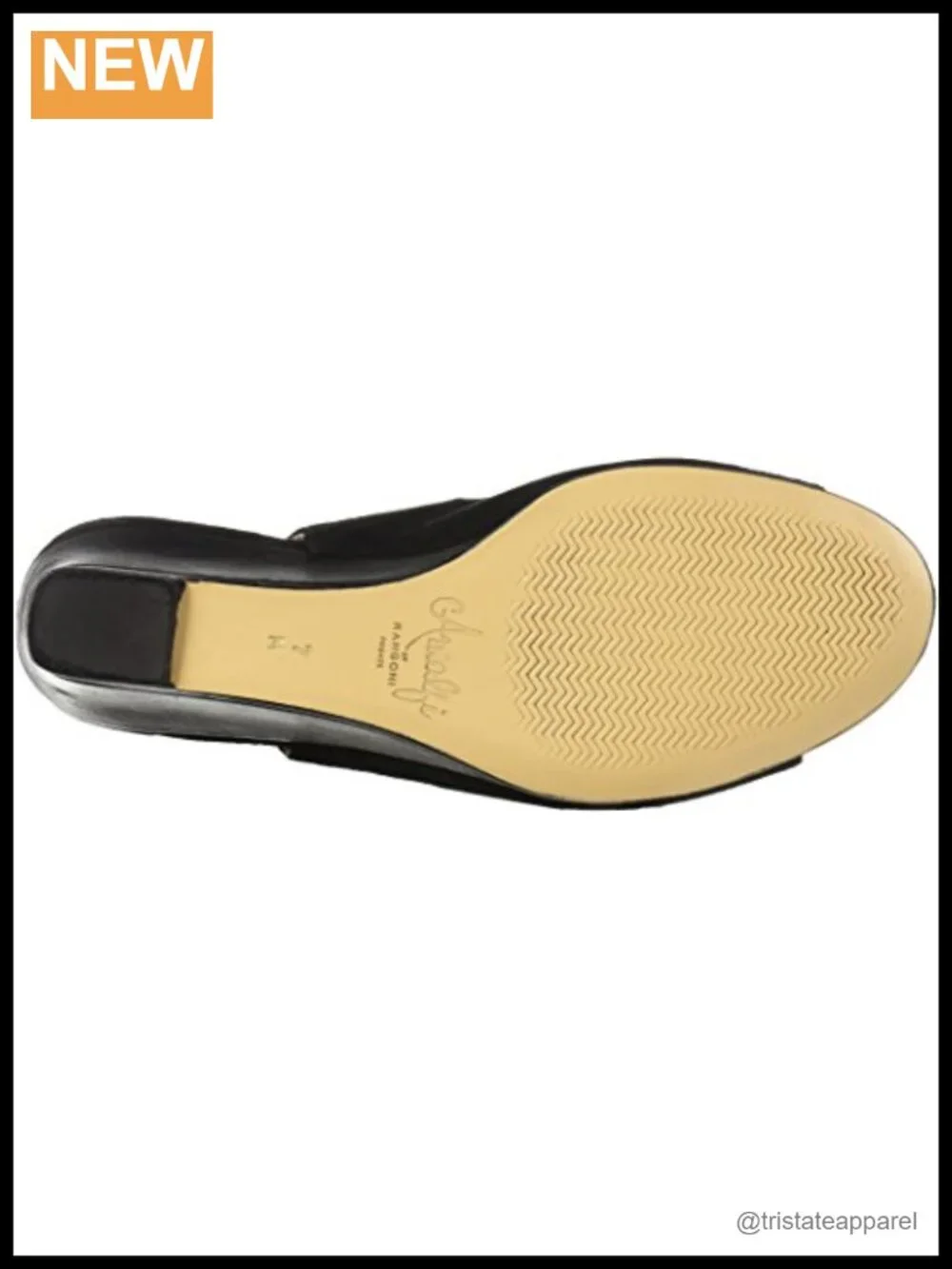 Amalfi by Rangoni Morata Leather Wedge Sandal with Ankle Strap